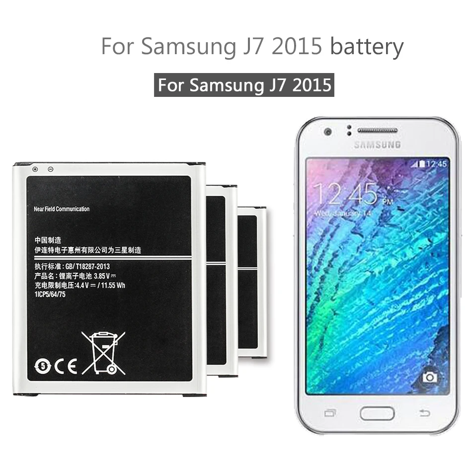 Для SAMSUNG EB-BJ700BBC EB-BJ700CBE EB-BJ700CBC 3000 мА/ч, батарея для Samsung GALAXY J7 J7008 J4 J700F J7009 J7000 J701F
Для SAMSUNG EB-BJ700BBC EB-BJ700CBE EB-BJ700CBC 3000 мА/ч, батарея для Samsung GALAXY J7 J7008 J4 J700F J7009 J7000 J701F