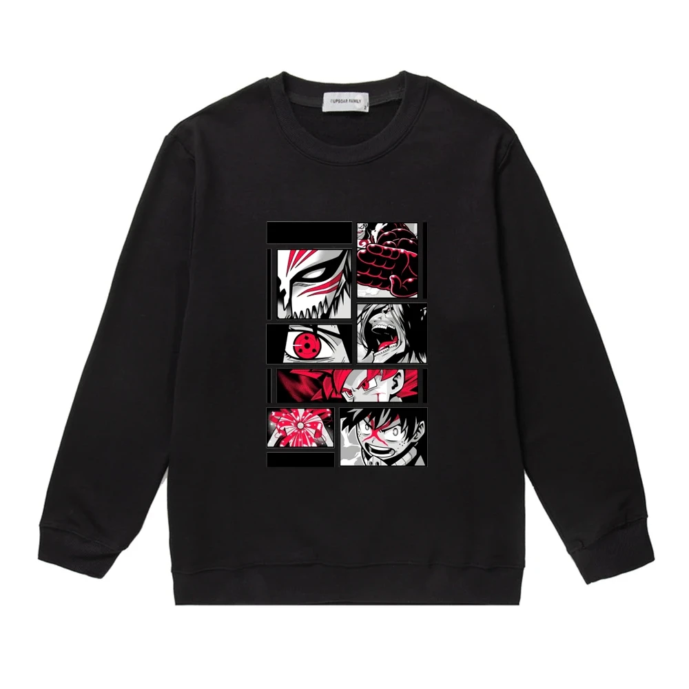 Anime Joint Name ONE PIECE and Attack on Titan and My Hero Academia Print Sweatshirt Unisex Japanese Trend Hedging Sweater Men
Anime Joint Name ONE PIECE and Attack on Titan and My Hero Academia Print Sweatshirt Unisex Japanese Trend Hedging Sweater Men