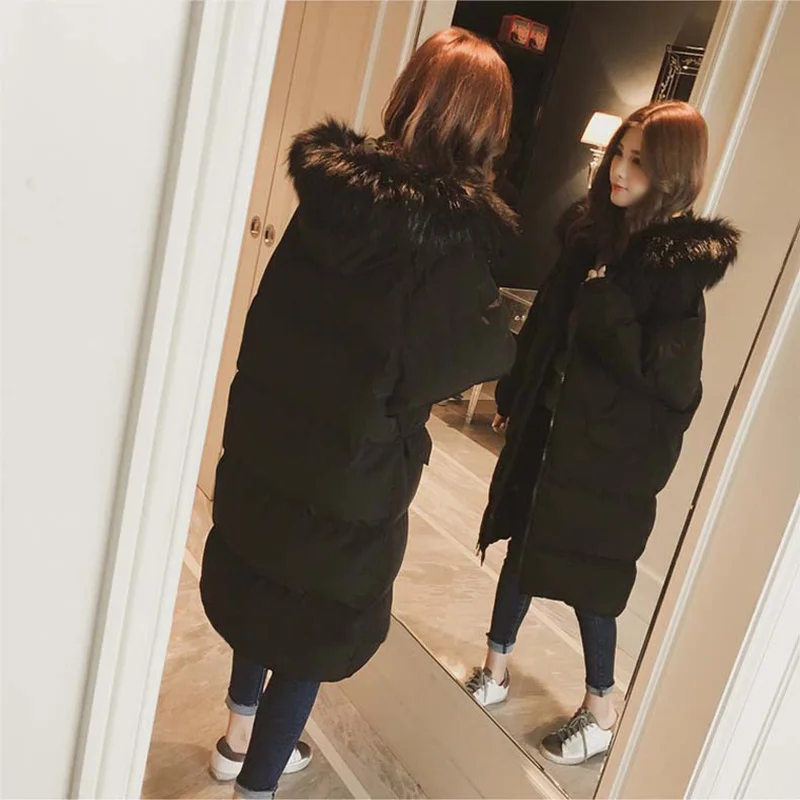 2019 New Winter Jacket Women Warm Long Parkas Faux Fur Hooded Thick Warm Sweat Girls Cold Outwear Fashion Female Black Slim Coat
2019 New Winter Jacket Women Warm Long Parkas Faux Fur Hooded Thick Warm Sweat Girls Cold Outwear Fashion Female Black Slim Coat
