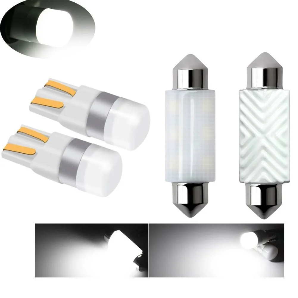 4pcs SMD Car White CANBUS Indoor Lighting Bulb 6000K Dome Light 2xT10 LED Lightbulbs+2x42mm Festoon LED Lightbulbs Reading Light
4pcs SMD Car White CANBUS Indoor Lighting Bulb 6000K Dome Light 2xT10 LED Lightbulbs+2x42mm Festoon LED Lightbulbs Reading Light