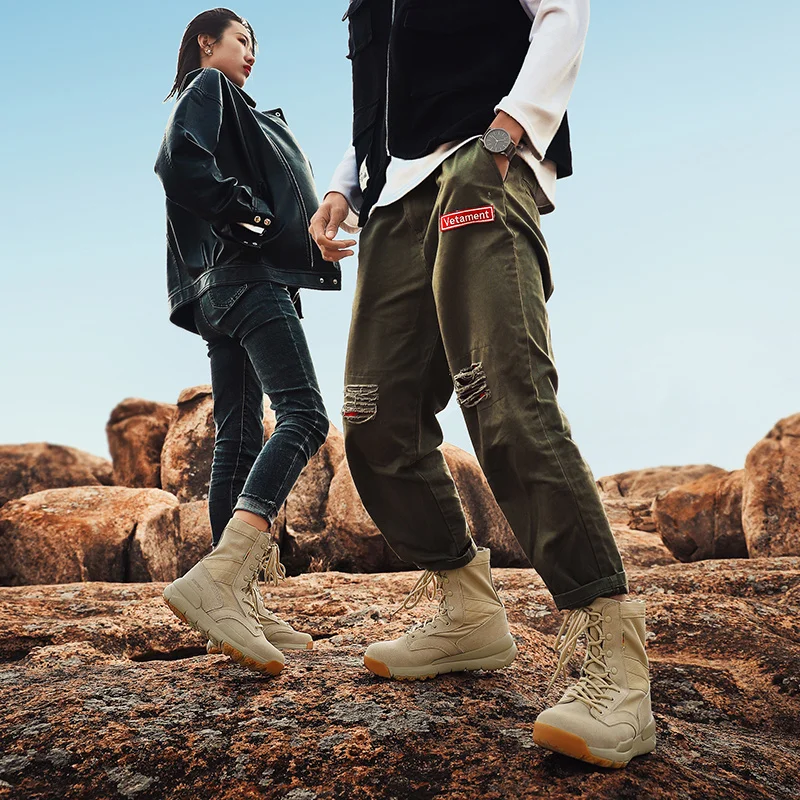 Walking Shoes Men Women High Sandy Camo Rock Climbing Mountain Military Tactical Boots Outdoor Sports Trekking Hiking Sneakers 9
Walking Shoes Men Women High Sandy Camo Rock Climbing Mountain Military Tactical Boots Outdoor Sports Trekking Hiking Sneakers 9