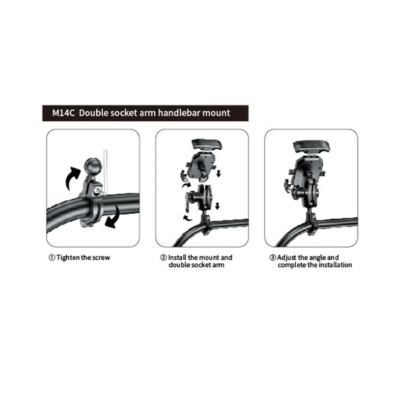 Universal Premium Bicycle Phone Holder for Motorcycles-bicycle Handlebars 360 Rotation for Mobile Phones Up to 6.5 Inch
Universal Premium Bicycle Phone Holder for Motorcycles-bicycle Handlebars 360 Rotation for Mobile Phones Up to 6.5 Inch