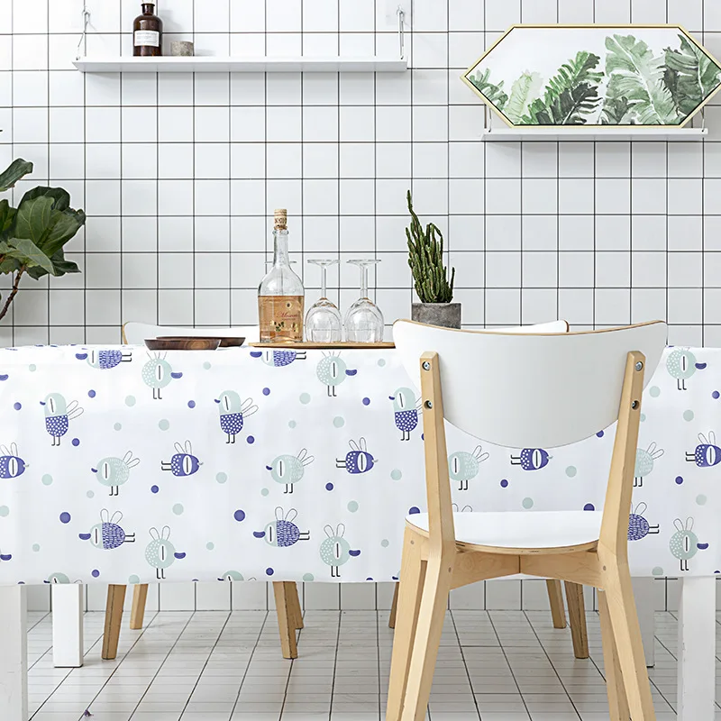 New Cartoon Tablecloth Waterproof Table Cover Oil-proof Rectangular Dinning Disposable Green Bird Tablecloth Tea Table Cloth
New Cartoon Tablecloth Waterproof Table Cover Oil-proof Rectangular Dinning Disposable Green Bird Tablecloth Tea Table Cloth