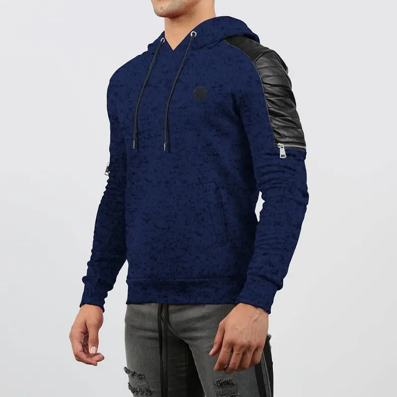 Factory Price 2021 Brand Men Solid Color Hoodies Casual Patchwork Sweatshirts New Style Hoodie Coat Men's Hoodies Pullover
Factory Price 2021 Brand Men Solid Color Hoodies Casual Patchwork Sweatshirts New Style Hoodie Coat Men's Hoodies Pullover