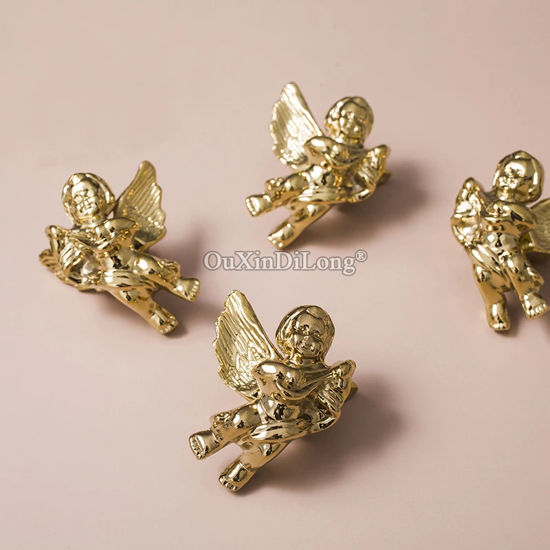 HOT 2Pairs Pure Brass Romantic Little Angel Furniture Handles Drawer Pulls Cupboard Wardrobe Kitchen Shoe Cabinet Pulls Handles
HOT 2Pairs Pure Brass Romantic Little Angel Furniture Handles Drawer Pulls Cupboard Wardrobe Kitchen Shoe Cabinet Pulls Handles