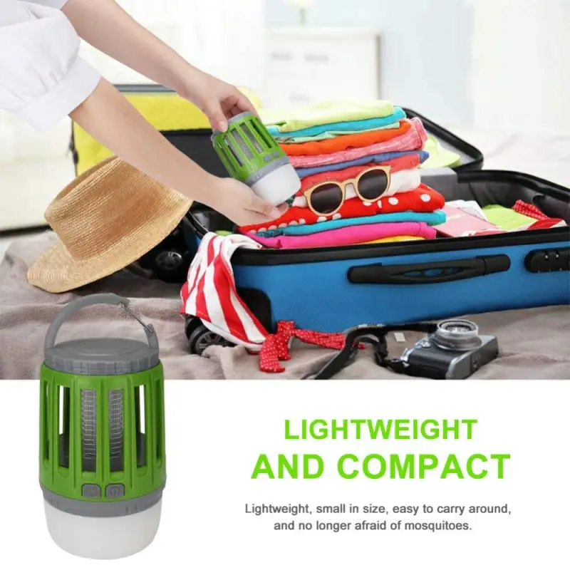 Mute Multifunctional 2in1 Mosquito Killing Lamp Camping Tent Light Portable Campsite Lamp 2000mah LED Light Long Life Service
Mute Multifunctional 2in1 Mosquito Killing Lamp Camping Tent Light Portable Campsite Lamp 2000mah LED Light Long Life Service