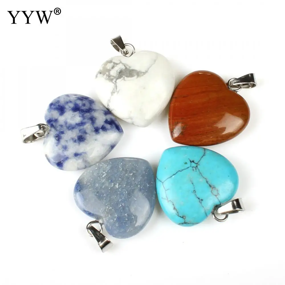 5pcs/Lot Heart-Shaped Mixed Gemstone Pendant Color Pendant Stylish All-Match Pendant For Diy Or Handmade Holes About 1.5mm
5pcs/Lot Heart-Shaped Mixed Gemstone Pendant Color Pendant Stylish All-Match Pendant For Diy Or Handmade Holes About 1.5mm