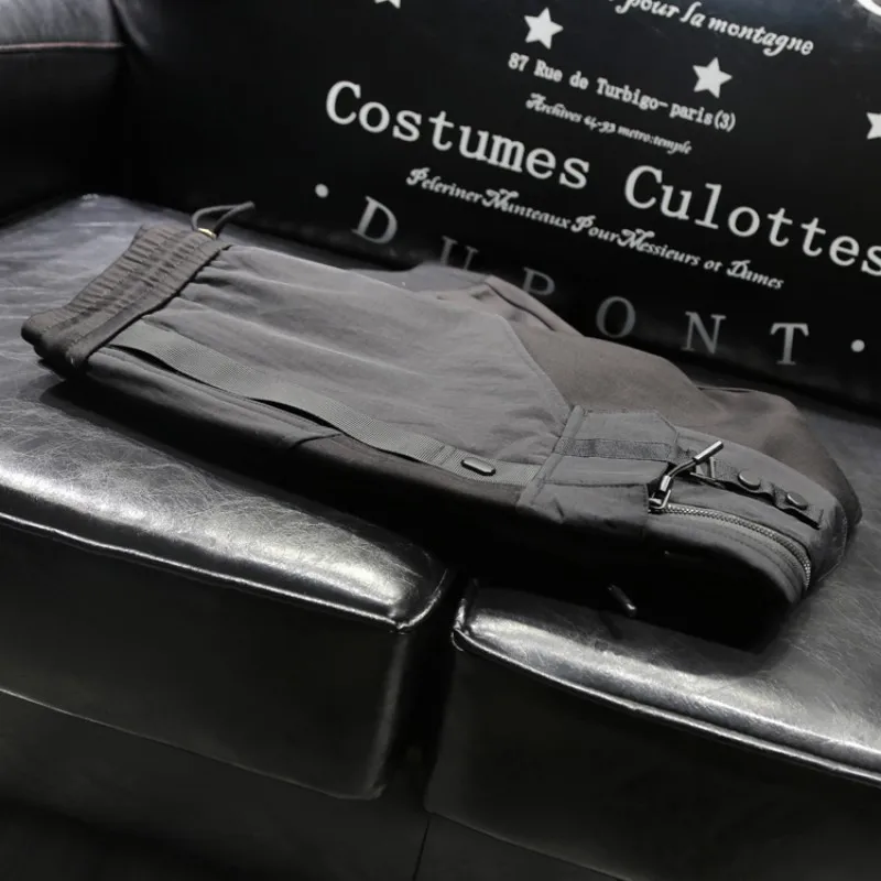 Men Winter Warm Thick Patchwork Cargo Pants High Street Designer Elastic Waist Slim Pencil Pants Multi-pockets Black Sweatpants
Men Winter Warm Thick Patchwork Cargo Pants High Street Designer Elastic Waist Slim Pencil Pants Multi-pockets Black Sweatpants