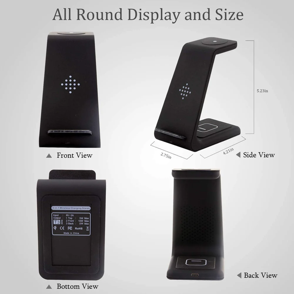 10W Wireless Chargers For iPhone 8/11/XR For Samsung Galaxy S20 S10 Fast Charging Station Holder With Wireless Charging
10W Wireless Chargers For iPhone 8/11/XR For Samsung Galaxy S20 S10 Fast Charging Station Holder With Wireless Charging