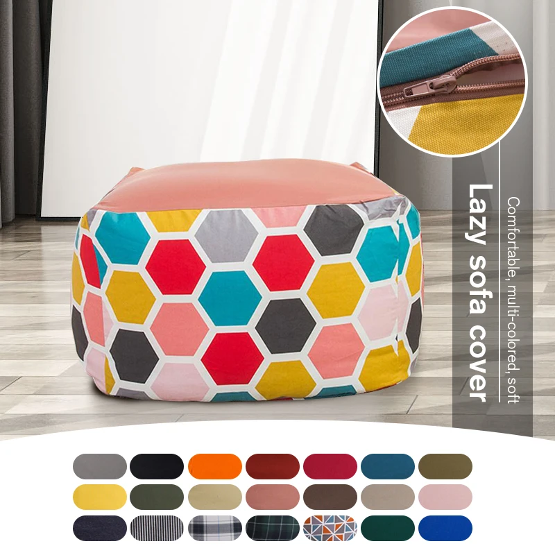 Japanese Style Unfilled Lounge Bean Bag Sofa Cover Home Soft Lazy Sofa Cozy Single Chair Pouf Couch Tatami Living Room Furniture
Japanese Style Unfilled Lounge Bean Bag Sofa Cover Home Soft Lazy Sofa Cozy Single Chair Pouf Couch Tatami Living Room Furniture