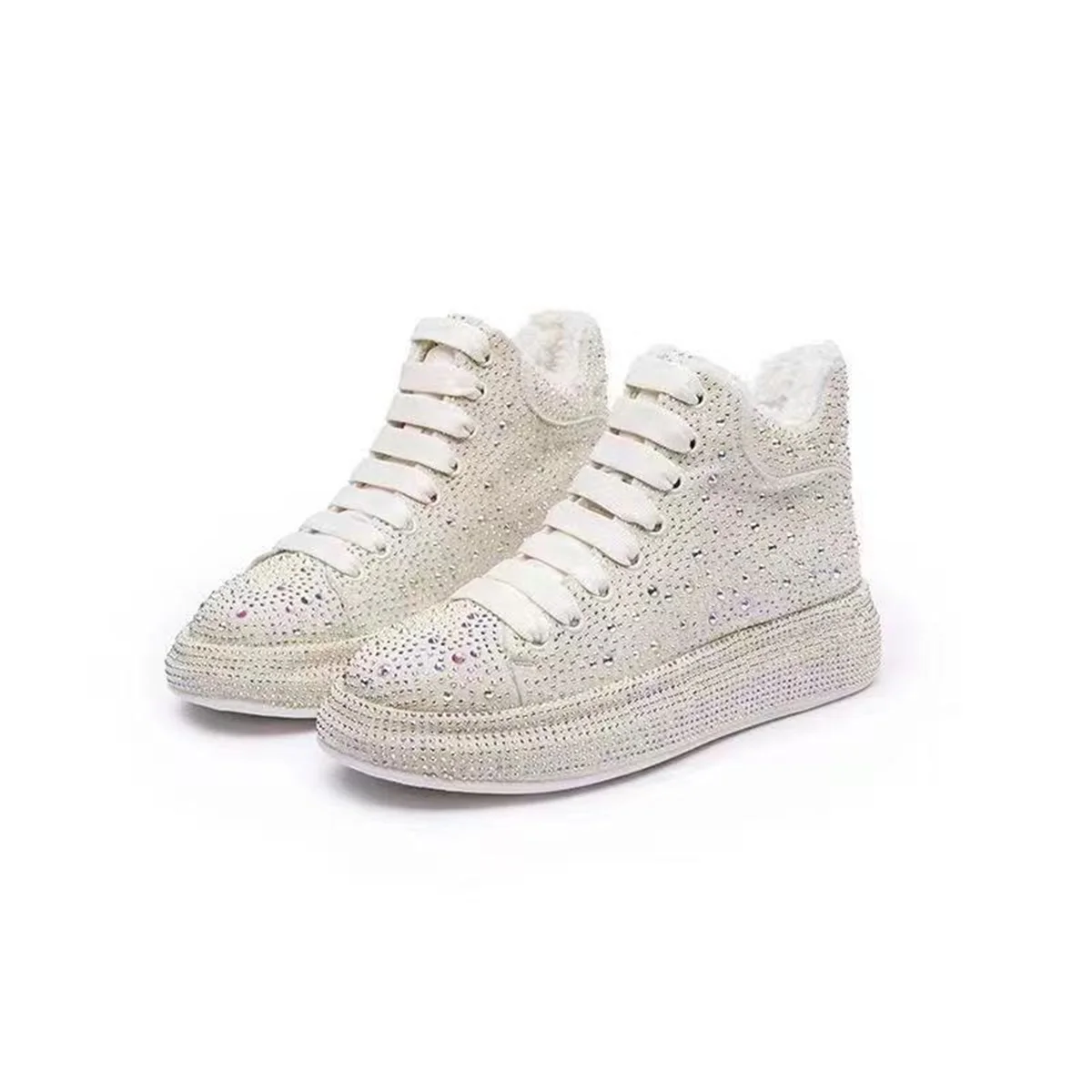 Winter Full Rhinestone High-Top Platform Women's Boots Fashion All-Match Trend Platform Casual Sports Women Shoes
Winter Full Rhinestone High-Top Platform Women's Boots Fashion All-Match Trend Platform Casual Sports Women Shoes