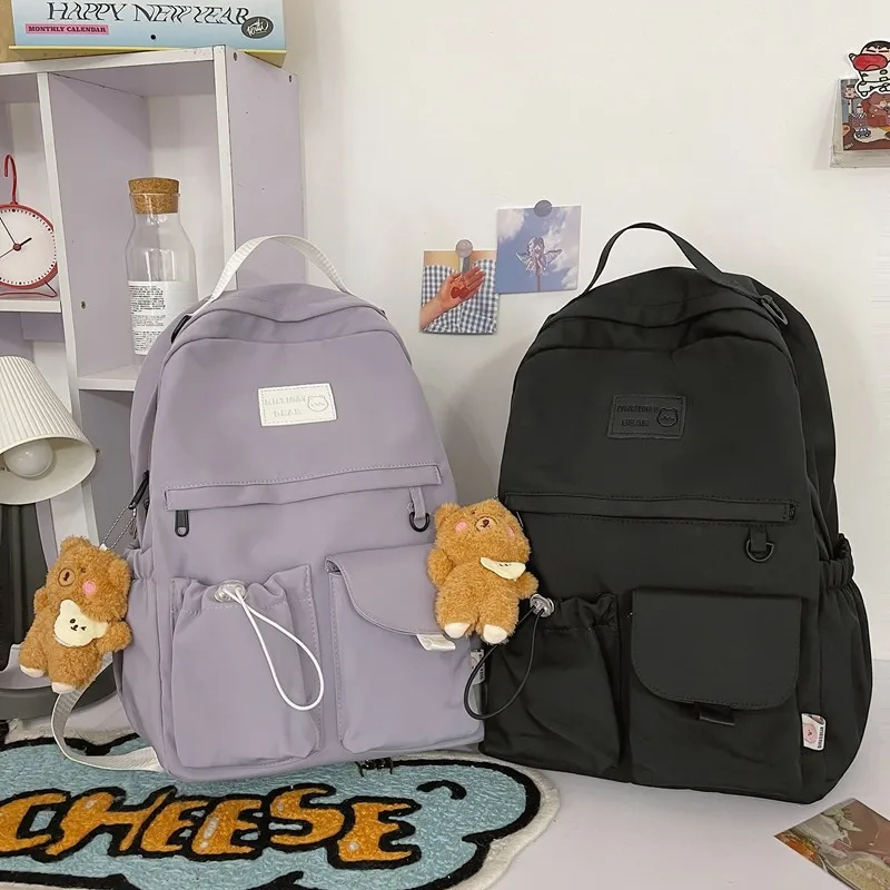 Multifunctional female backpack girl girl laptop backpack student shoulder bag Korean school bag without pendant
Multifunctional female backpack girl girl laptop backpack student shoulder bag Korean school bag without pendant