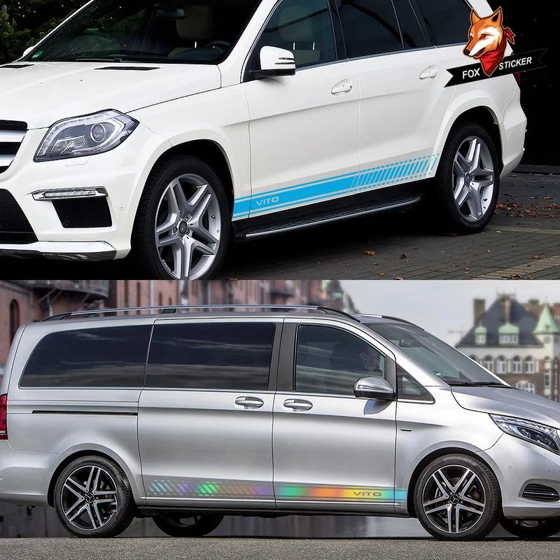 2pcs Auto Stylish Graphics Decal Styling Car Sides Stripe Sticker Vinyl Car Accessories For Merccedes Benze U Class W447 V260
2pcs Auto Stylish Graphics Decal Styling Car Sides Stripe Sticker Vinyl Car Accessories For Merccedes Benze U Class W447 V260