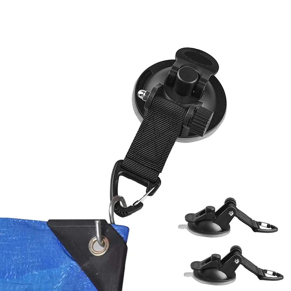 4Pcs/Set Suction Cup Hook Outdoor Camping Tarp Tie Downs Hooks Universal Reusable Car Side Awning Securing Hook Tool Accessories
4Pcs/Set Suction Cup Hook Outdoor Camping Tarp Tie Downs Hooks Universal Reusable Car Side Awning Securing Hook Tool Accessories
