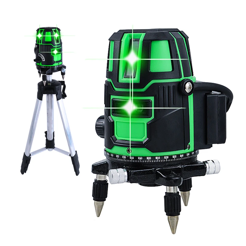 2/3/5 Cross Lines Laser Level Self-Leveling Horizontal And Vertical 360 Rotatable Indoor Outdoor Powerful Green Laser Beam Lines
2/3/5 Cross Lines Laser Level Self-Leveling Horizontal And Vertical 360 Rotatable Indoor Outdoor Powerful Green Laser Beam Lines
