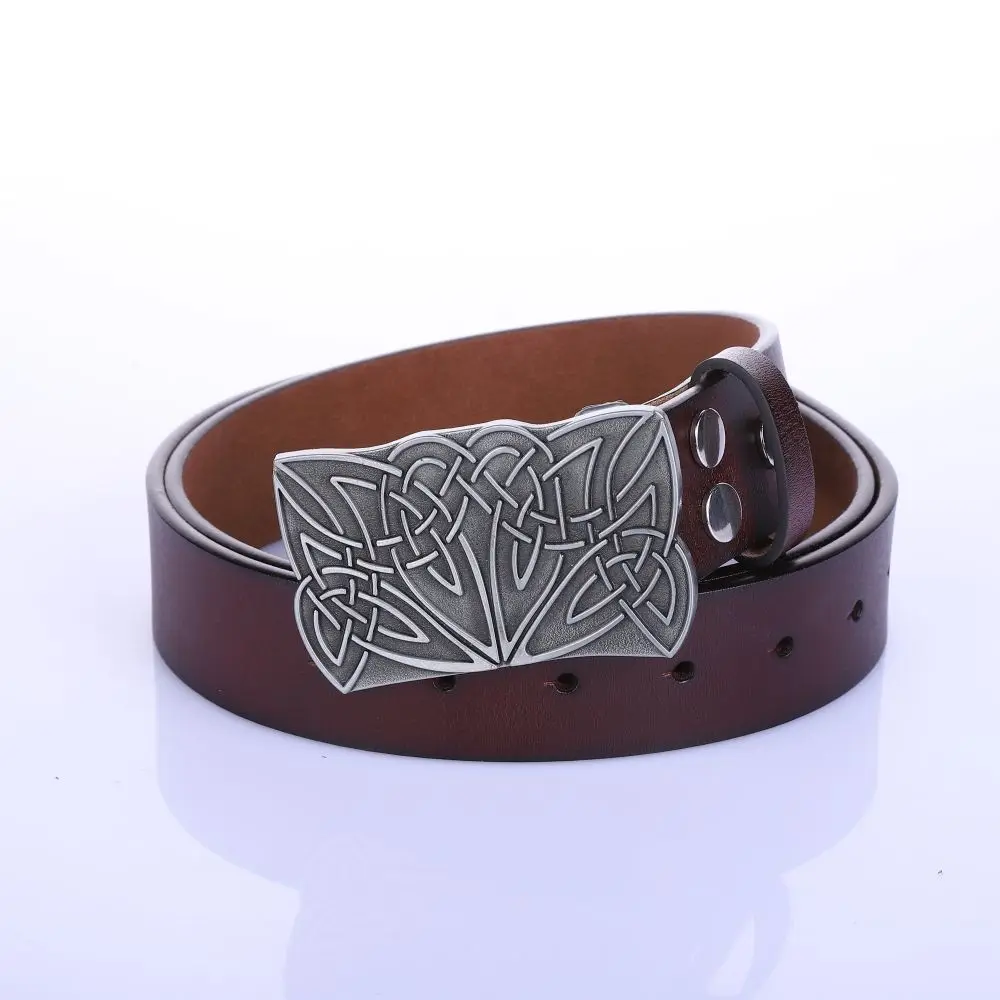Western denim fashion zinc alloy smooth buckle Men's leather Novelty belt for women
Western denim fashion zinc alloy smooth buckle Men's leather Novelty belt for women