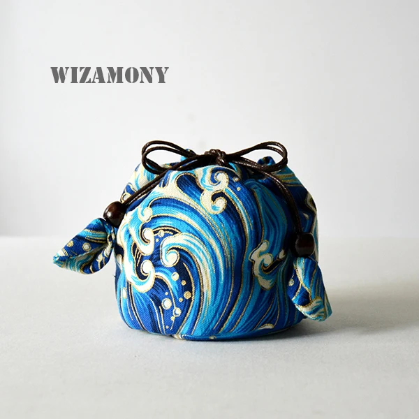 WIZAMONY образец чашки и кастрюли тканевый мешок хлопок лен чай Cozies хранения сумки