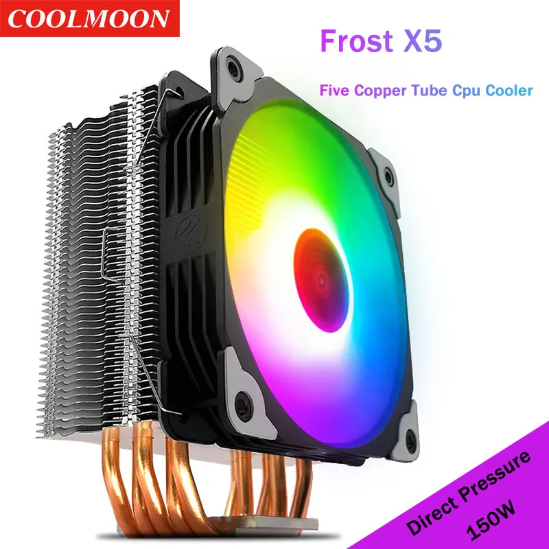 5 Heat Pipes 150W CPU Cooler X79 X99 Motherboard Cooling Fan For Intel LGA 1150 1151 1155 1200 1366 2011 AMD AM3 AM4 Heatsink
5 Heat Pipes 150W CPU Cooler X79 X99 Motherboard Cooling Fan For Intel LGA 1150 1151 1155 1200 1366 2011 AMD AM3 AM4 Heatsink