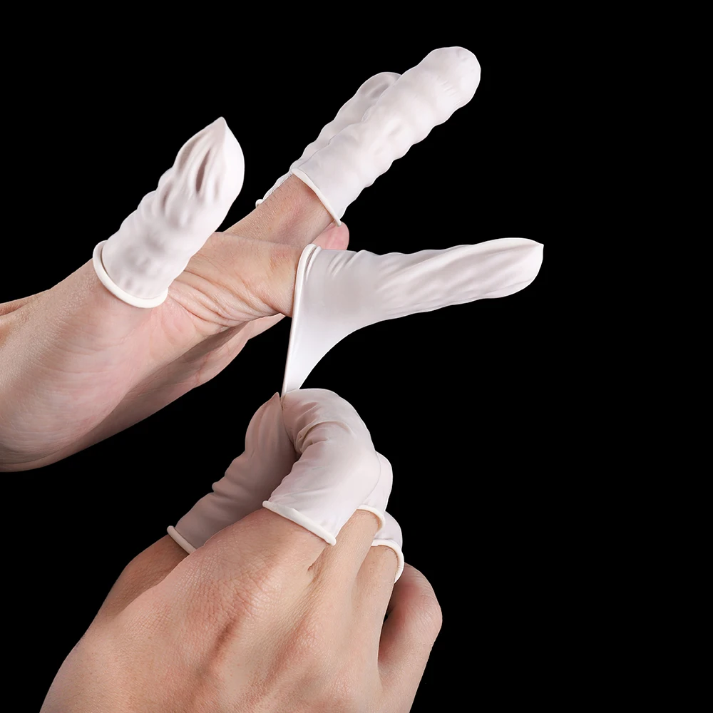 50pcs Reusable Fingertips Finger Cover Natural Rubber Gloves Non-slip Latex Finger Cots Protector Gloves Disposable Nail Tool
50pcs Reusable Fingertips Finger Cover Natural Rubber Gloves Non-slip Latex Finger Cots Protector Gloves Disposable Nail Tool