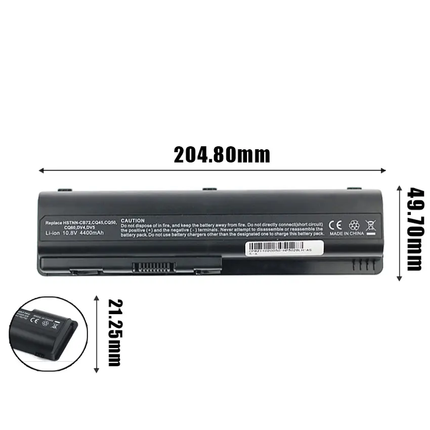 EV06 Battery for HP Compaq Presario CQ40 CQ50 CQ61 CQ71 dv4 dv5 dv6 G60 G70 484170-001 462889-121 HSTNN-CB72 DB72 LB72 UB72 
EV06 Battery for HP Compaq Presario CQ40 CQ50 CQ61 CQ71 dv4 dv5 dv6 G60 G70 484170-001 462889-121 HSTNN-CB72 DB72 LB72 UB72