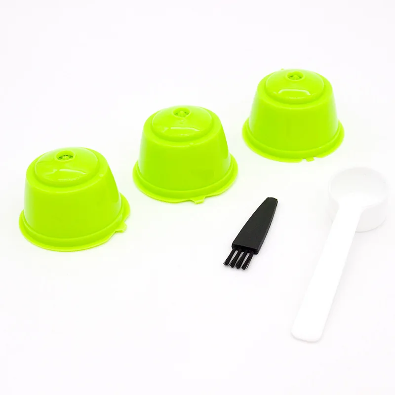 3PCs Coffee Filter Cup With Spoon Brush Fit Reusable Coffee Capsule Filters Baskets Capsules Home Kitchen Cafe Tools Accessories
3PCs Coffee Filter Cup With Spoon Brush Fit Reusable Coffee Capsule Filters Baskets Capsules Home Kitchen Cafe Tools Accessories
