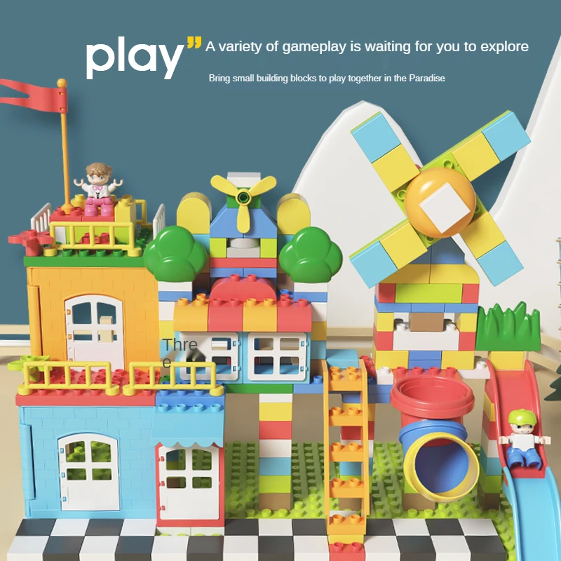 Children's Educational Toys 252 Pcs Big Size Building Blocks Windmill Colorful Diy Construction Set Christmas Toy For Girls Boys
Children's Educational Toys 252 Pcs Big Size Building Blocks Windmill Colorful Diy Construction Set Christmas Toy For Girls Boys