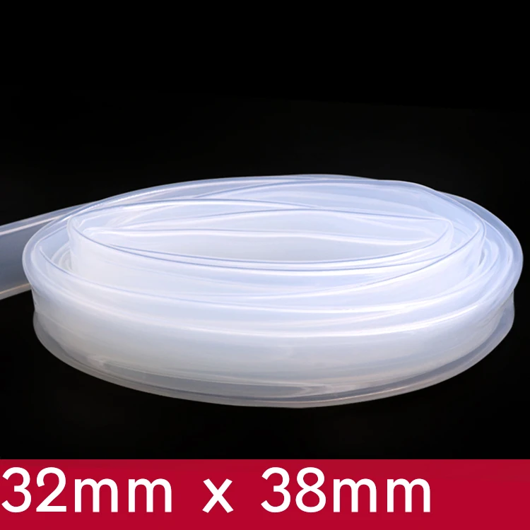 Transparent Flexible Silicone Tube ID 32mm x 38mm OD Food Grade Non-toxic Drink Water Rubber Hose Milk Beer Soft Pipe Connect
Transparent Flexible Silicone Tube ID 32mm x 38mm OD Food Grade Non-toxic Drink Water Rubber Hose Milk Beer Soft Pipe Connect
