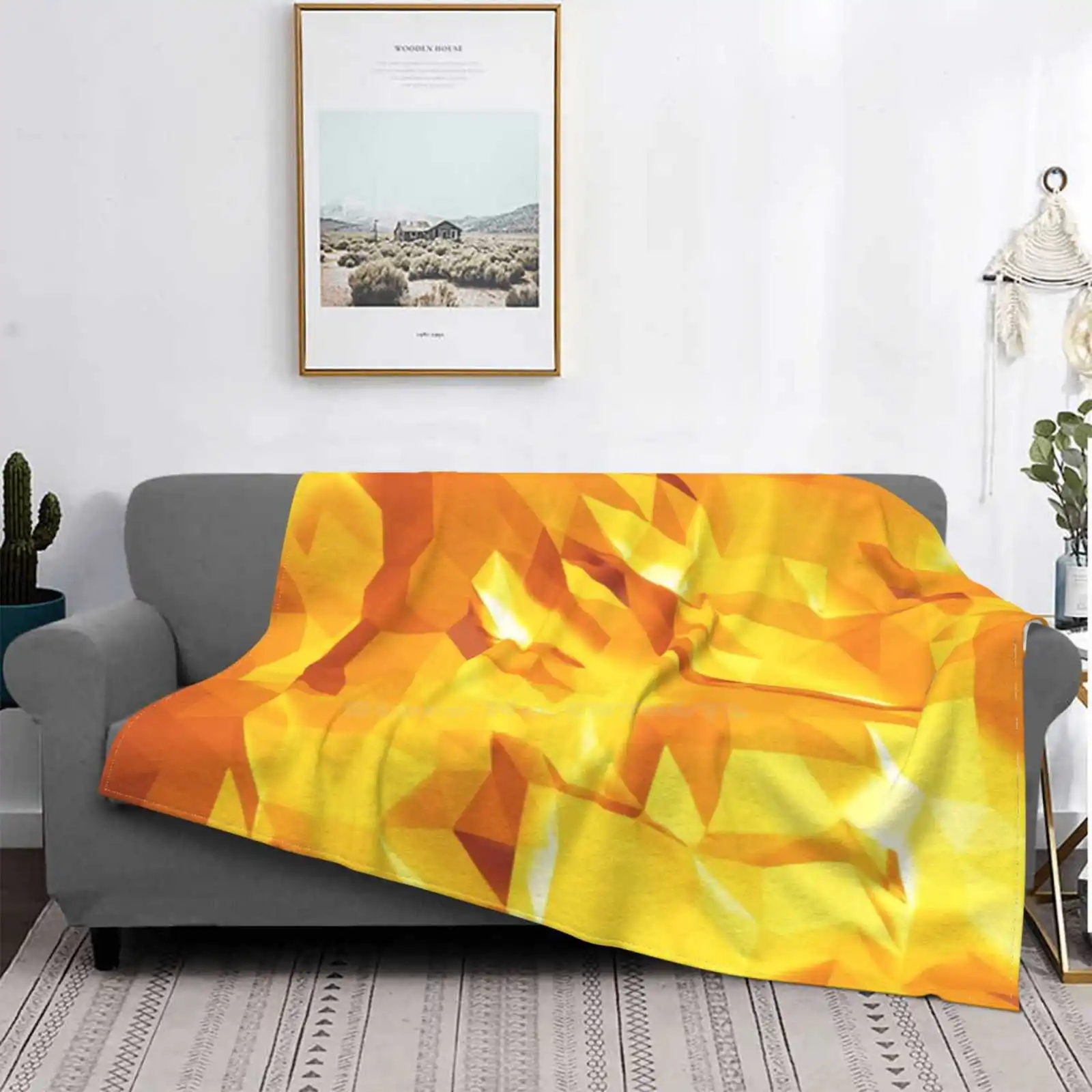 Tessellated Topography - Gold Edition Air Conditioning Blanket Soft Throw Blanket Yellow Orange Brown Gold Golden Crumpled Foil
Tessellated Topography - Gold Edition Air Conditioning Blanket Soft Throw Blanket Yellow Orange Brown Gold Golden Crumpled Foil