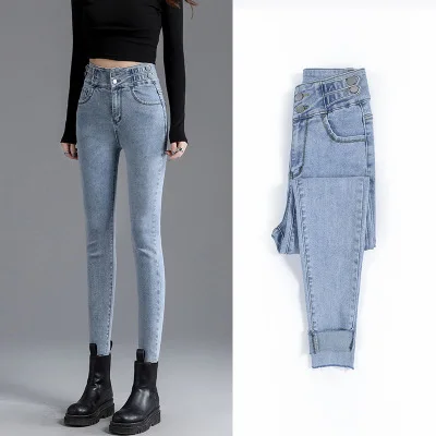 Women High Skinny Cotton Pencil Pants High Quality Ladies Pants 2021 New Winter Autumn
Women High Skinny Cotton Pencil Pants High Quality Ladies Pants 2021 New Winter Autumn