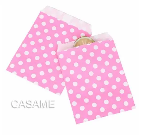 Пакеты из крафтовой бумаги с принтом в горошек
Пакеты из крафтовой бумаги с принтом в горошек