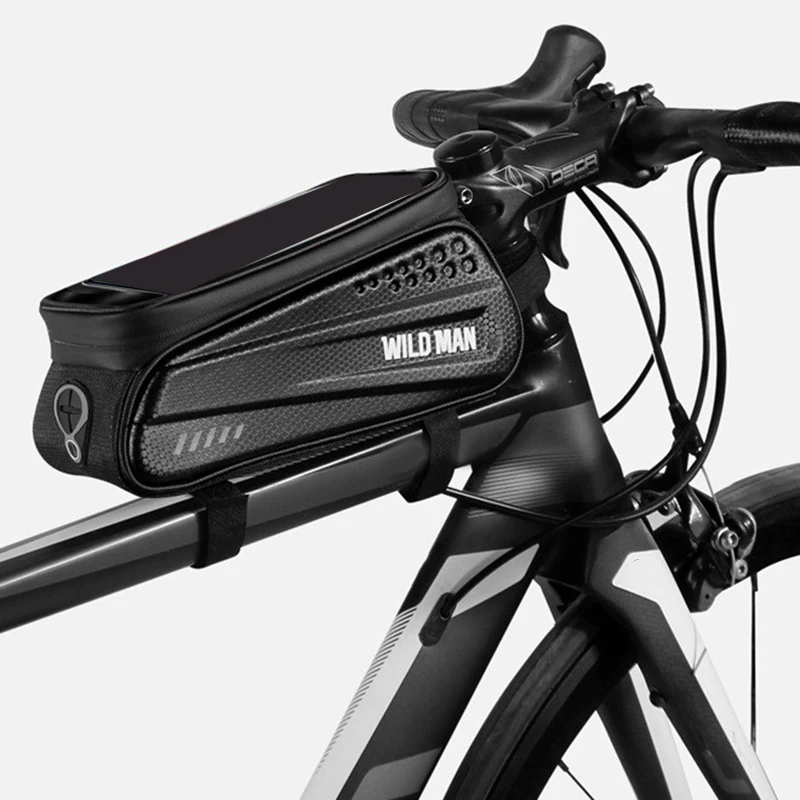 Waterproof MTB Mountain Bike Frame Front Bag Pannier Bicycle Mobile Phone Holder
Waterproof MTB Mountain Bike Frame Front Bag Pannier Bicycle Mobile Phone Holder