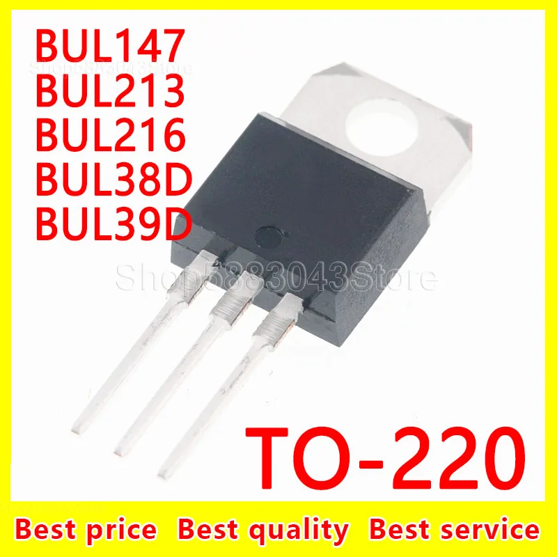 (10 шт.) 100% Новый оригинальный чипсет BUL147 BUL213 BUL216 BUL38D BUL39D TO-220
(10 шт.) 100% Новый оригинальный чипсет BUL147 BUL213 BUL216 BUL38D BUL39D TO-220