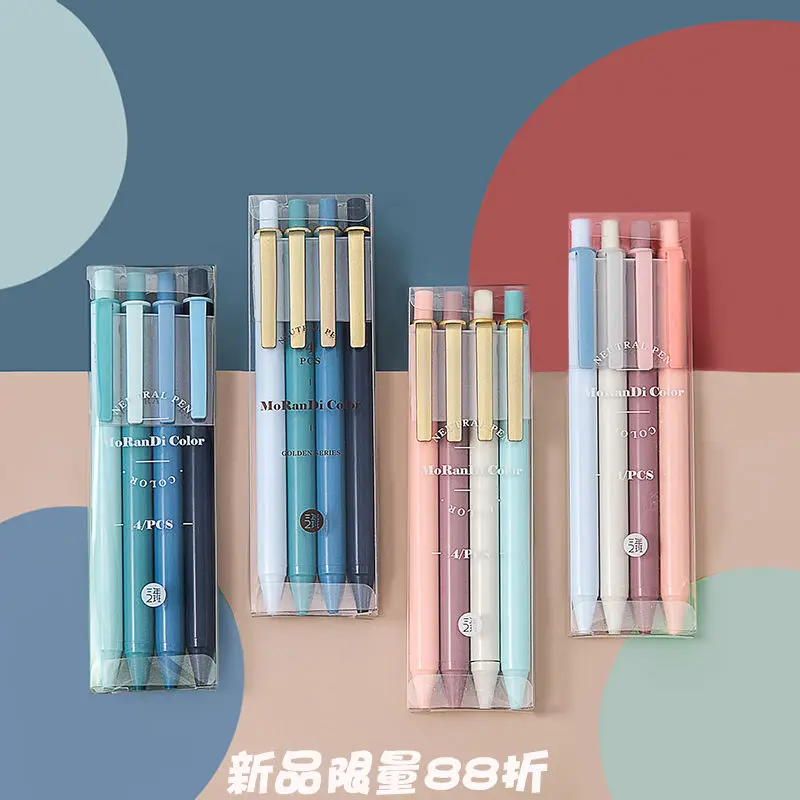 Press Gel Pen Retro Student Exam Gel Pen Black 0.5 Stationery for School Supplies Kawaii 4PCS
Press Gel Pen Retro Student Exam Gel Pen Black 0.5 Stationery for School Supplies Kawaii 4PCS