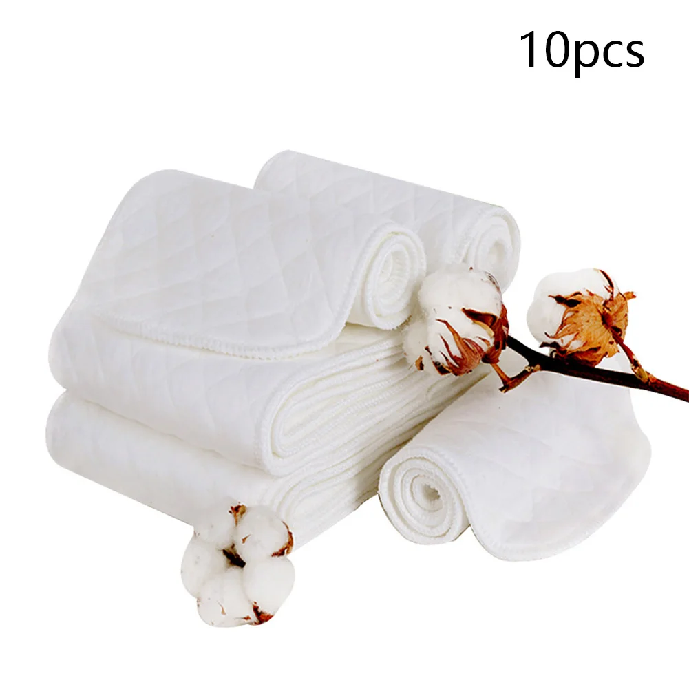 10pcs Cloth Diapers Wrap Prefold Nappies Reusable Cover 3-Ply Washable Baby Lightweight Portable White Pocket Cotton Blend
10pcs Cloth Diapers Wrap Prefold Nappies Reusable Cover 3-Ply Washable Baby Lightweight Portable White Pocket Cotton Blend