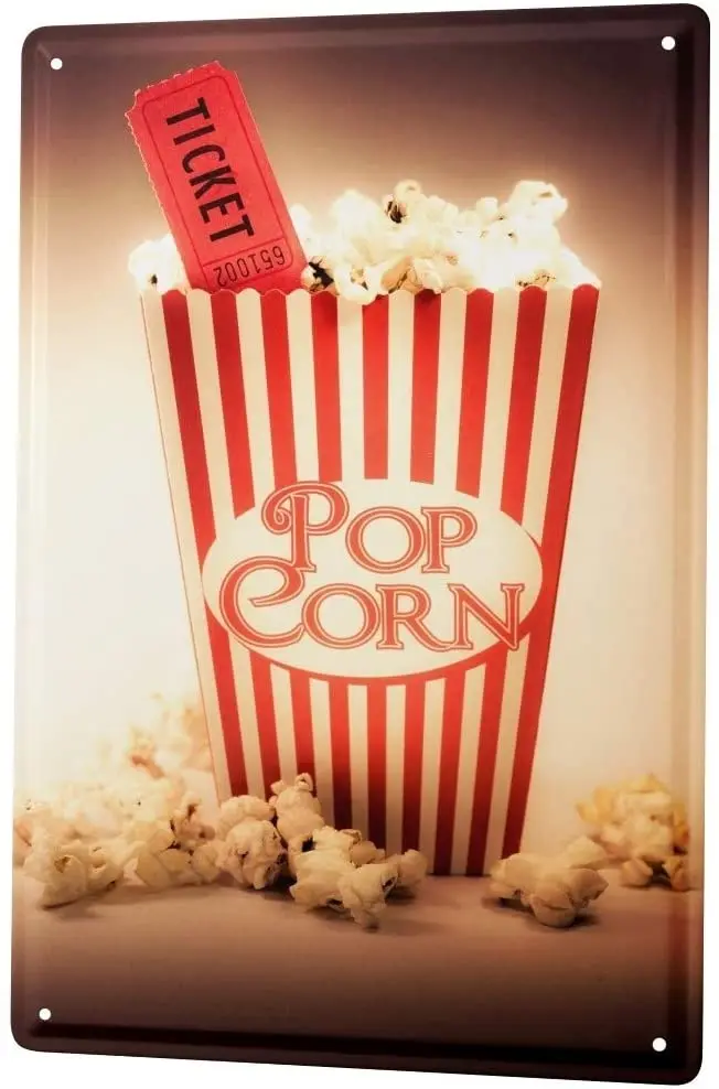 SINCE 2004 Tin Sign Jorgensen Photography Photo Images Popcorn Cinema Ticket Movie Ticket Movie 20x30 cm Metal Wall Decoration
SINCE 2004 Tin Sign Jorgensen Photography Photo Images Popcorn Cinema Ticket Movie Ticket Movie 20x30 cm Metal Wall Decoration