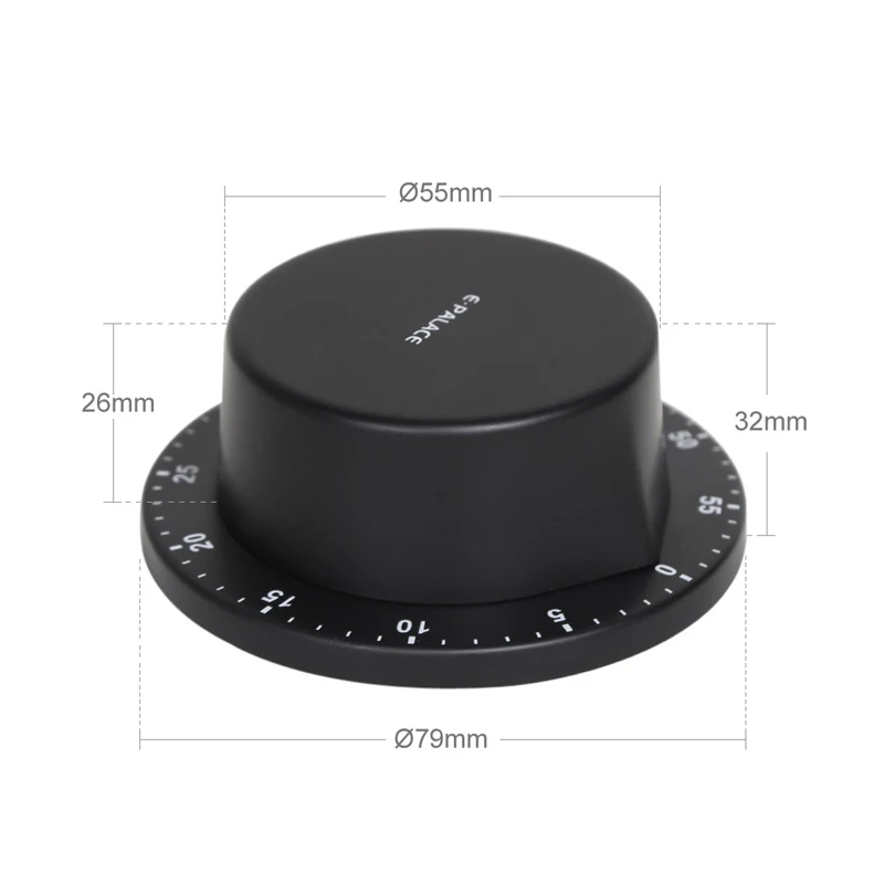 Magnetic Base Kitchen Timer Counter Alarm Clock Manual Countdown Stainless Steel Mechanical Cooking Baking Timer Sleeping Work
Magnetic Base Kitchen Timer Counter Alarm Clock Manual Countdown Stainless Steel Mechanical Cooking Baking Timer Sleeping Work