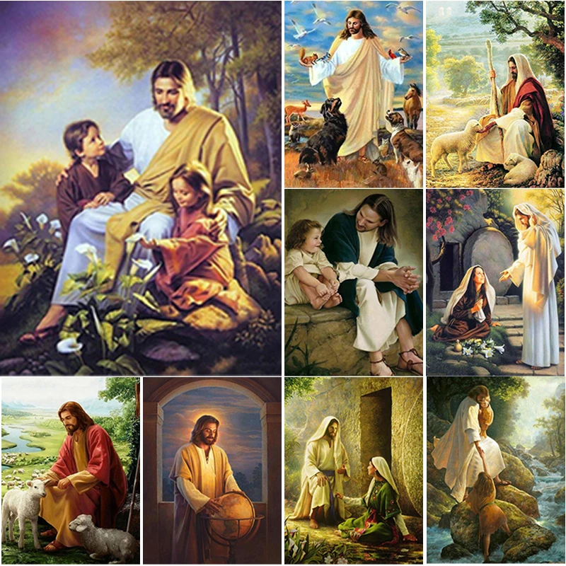 5D DIY Diamond Painting Christianity Cross Stitch Jesus Diamond Embroidery Full Square Round Drill Crafts Home Decor Manual Gift
5D DIY Diamond Painting Christianity Cross Stitch Jesus Diamond Embroidery Full Square Round Drill Crafts Home Decor Manual Gift