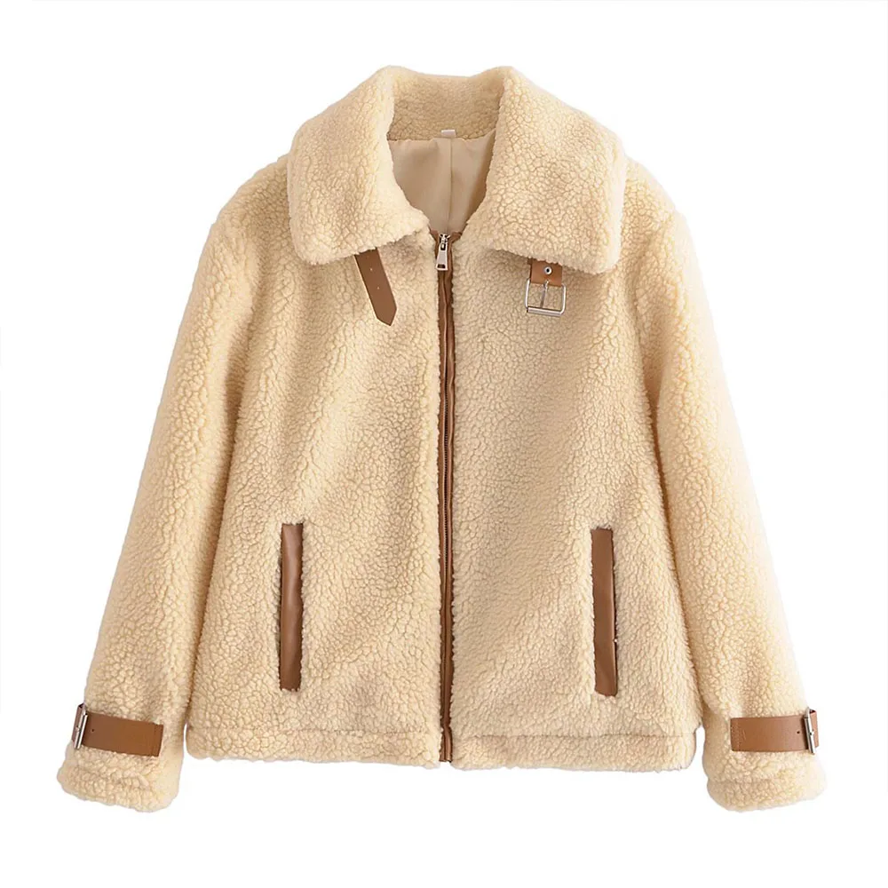 Za Women Winter Fashion Pocket lambswool Loose Jacket Coat Vintage Long Sleeve Zipper Female Outerwear Chic Overshirt
Za Women Winter Fashion Pocket lambswool Loose Jacket Coat Vintage Long Sleeve Zipper Female Outerwear Chic Overshirt