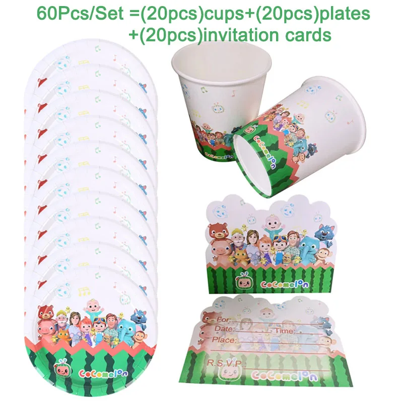 Baby Shower Birthday Party Invitation Cards Cocomelon Theme Birthday Party Supplies Paper Cups Plates Disposable Tableware Set
Baby Shower Birthday Party Invitation Cards Cocomelon Theme Birthday Party Supplies Paper Cups Plates Disposable Tableware Set