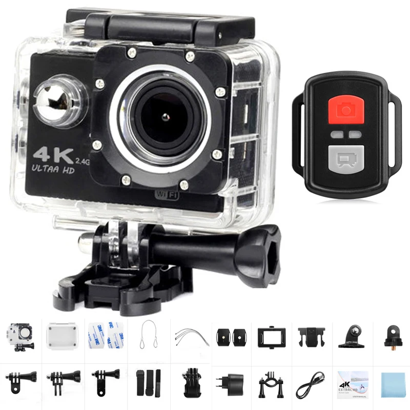 H16R Ultra HD 4K Action Camera WiFi Remote Control Sport Camera Go Waterproof Pro Sports Video Camcorder DVR DV Helmet Camera
H16R Ultra HD 4K Action Camera WiFi Remote Control Sport Camera Go Waterproof Pro Sports Video Camcorder DVR DV Helmet Camera