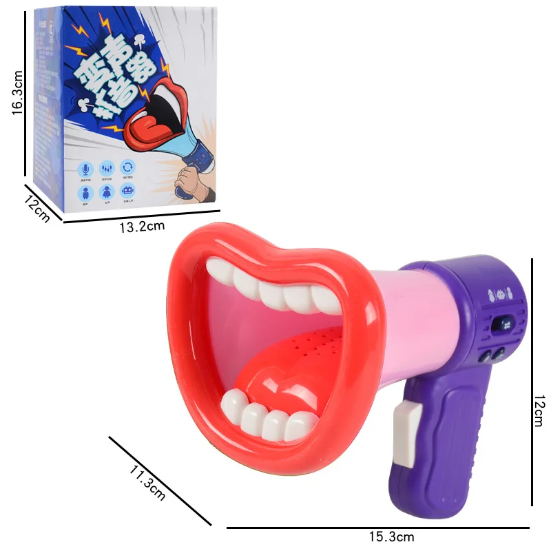 Funny Variable Voice Recordable Loudspeaker Recording Toys Children's Funny Toys Bigmouth Spoofs Loudspeakers Toy Children Gift
Funny Variable Voice Recordable Loudspeaker Recording Toys Children's Funny Toys Bigmouth Spoofs Loudspeakers Toy Children Gift