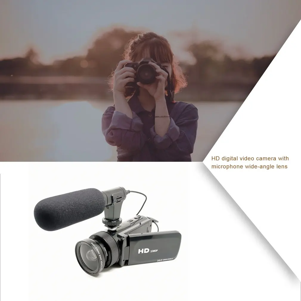 16 Million Pixel Digital Camera Handheld Shoot Digital Camera Video Camcorder Digital with Microphone
16 Million Pixel Digital Camera Handheld Shoot Digital Camera Video Camcorder Digital with Microphone