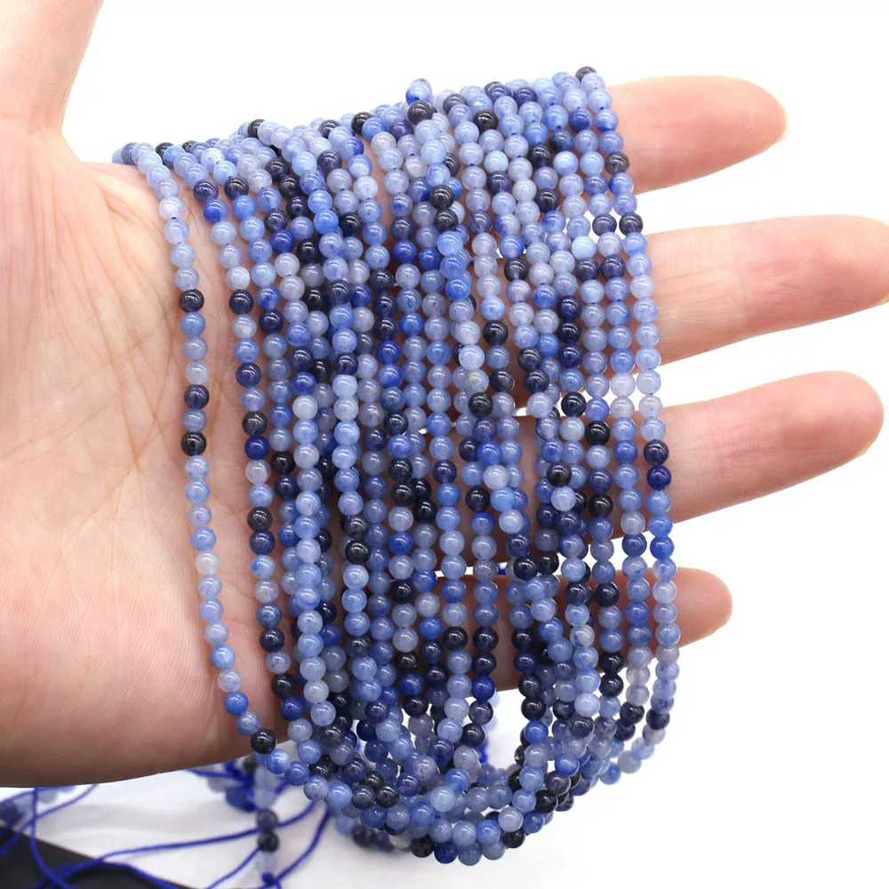 Natural Stone Beads Polished Round Scattered Blue Aventurine Beading Stone Charms for Jewelry Making Necklace Bracelet Gift
Natural Stone Beads Polished Round Scattered Blue Aventurine Beading Stone Charms for Jewelry Making Necklace Bracelet Gift