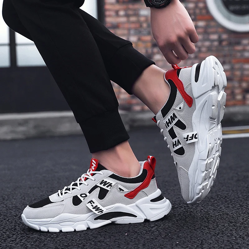 Summer Sneakers Men New 2020 Men Vulcanize Shoes Chunky Sneakers Outdoor Sneakers Male Non-slip Augmenter Male Sneakers
Summer Sneakers Men New 2020 Men Vulcanize Shoes Chunky Sneakers Outdoor Sneakers Male Non-slip Augmenter Male Sneakers