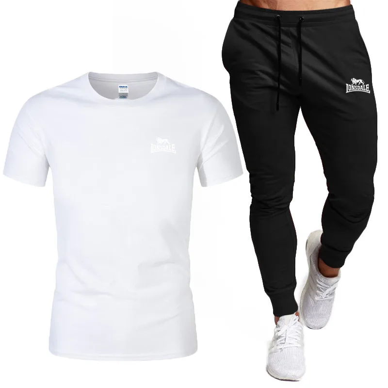 Summer New Fashion Trend Men's Suit Personalized Fashion Printing Sports Short-Sleeved T-Shirt + Sports Casual Trousers Suit
Summer New Fashion Trend Men's Suit Personalized Fashion Printing Sports Short-Sleeved T-Shirt + Sports Casual Trousers Suit
