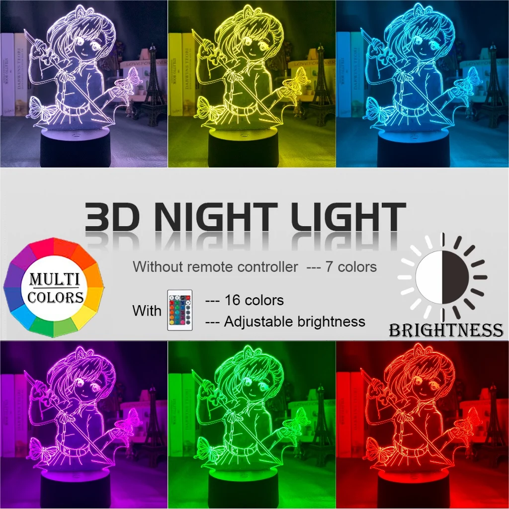 Japanese Anime Demon Slayer Tsuyuri Kanawo Figure Kids Bedroom Decoration Night Light 3D LED Anime Light
Japanese Anime Demon Slayer Tsuyuri Kanawo Figure Kids Bedroom Decoration Night Light 3D LED Anime Light