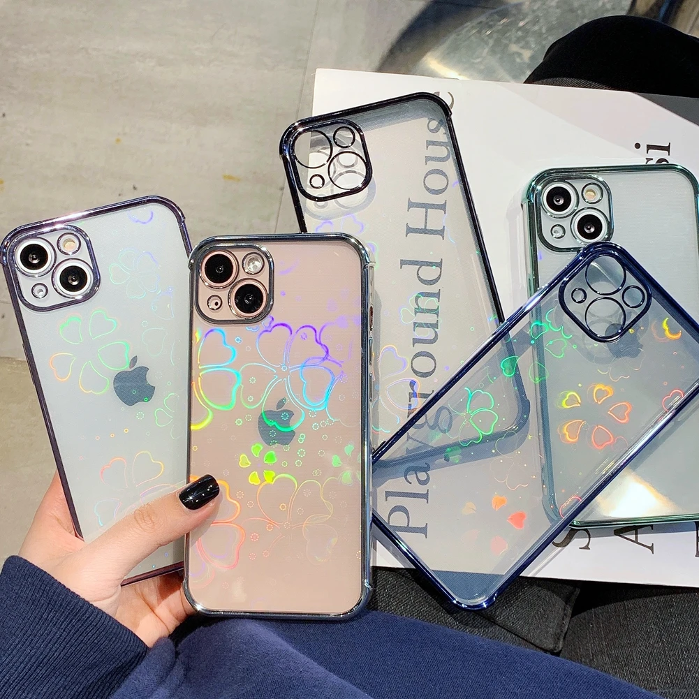 Милый лазерный чехол с гальваническим покрытием для iPhone 13 12 11 Pro Max SE 2020 X Xs Xr 8 7 Plus 13 Mini Aurora Love Heart, прозрачный чехол
Милый лазерный чехол с гальваническим покрытием для iPhone 13 12 11 Pro Max SE 2020 X Xs Xr 8 7 Plus 13 Mini Aurora Love Heart, прозрачный чехол