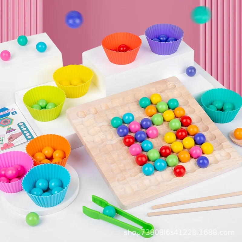 Fun Xiaoxiaole Educational Wooden Toy Hand-eye Coordination Baby Early Childhood Education Toy Wooden Bead Ball Game
Fun Xiaoxiaole Educational Wooden Toy Hand-eye Coordination Baby Early Childhood Education Toy Wooden Bead Ball Game
