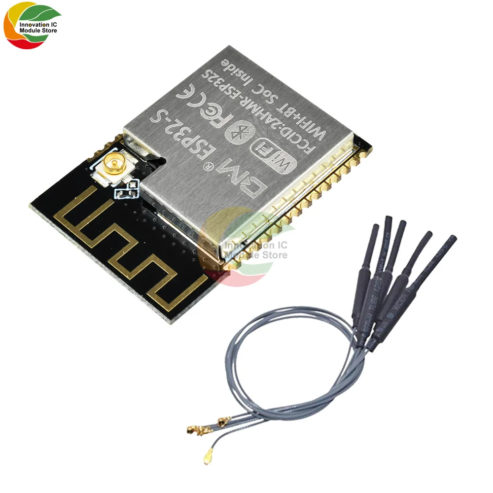 ESP32-S WiFi Bluetooth Module With IPX Interface Dual-core Power Amplifier Filter Module With 2.4GHz WIFI Antenna IPEX Interface
ESP32-S WiFi Bluetooth Module With IPX Interface Dual-core Power Amplifier Filter Module With 2.4GHz WIFI Antenna IPEX Interface