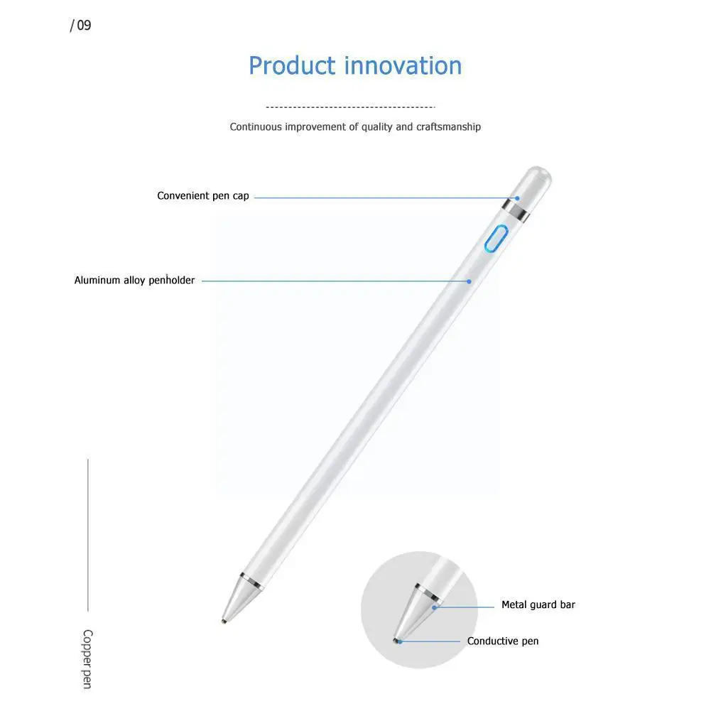 For Apple Pencil iPad Pen For Tablet iOS Android Universal Samsung Supply For Mobile Pencil Phone Pen Xiaomi Huawei Stylus D0P5
For Apple Pencil iPad Pen For Tablet iOS Android Universal Samsung Supply For Mobile Pencil Phone Pen Xiaomi Huawei Stylus D0P5